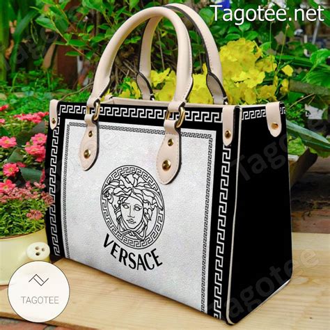 versace black and white tote|versace tote bag authentic.